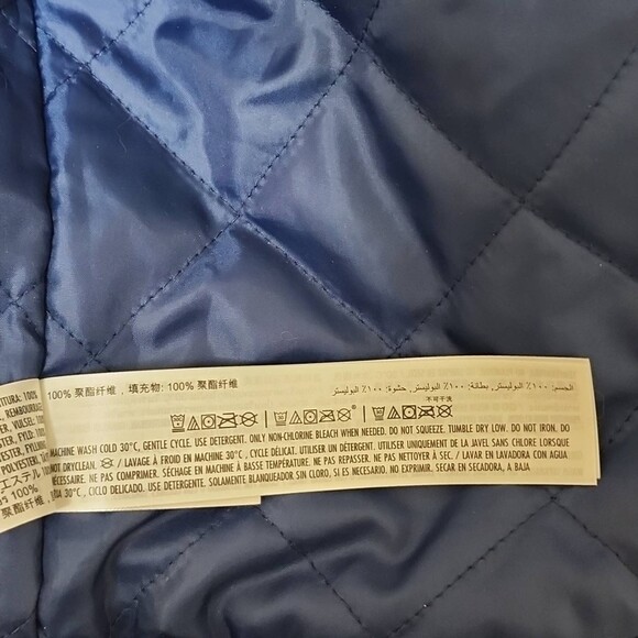 Walt Disney World 50th Anniversary Blue Satin Bomber Jacket Size L - Picture 10 of 10